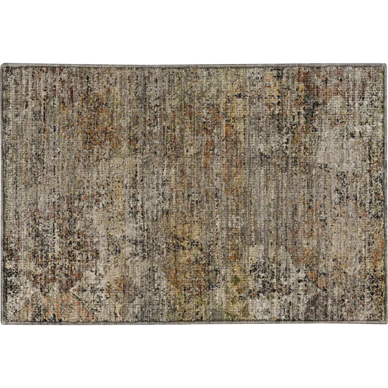 Machine Washable Aristo Taupe 1\'8\" x 2\'6\" Rug