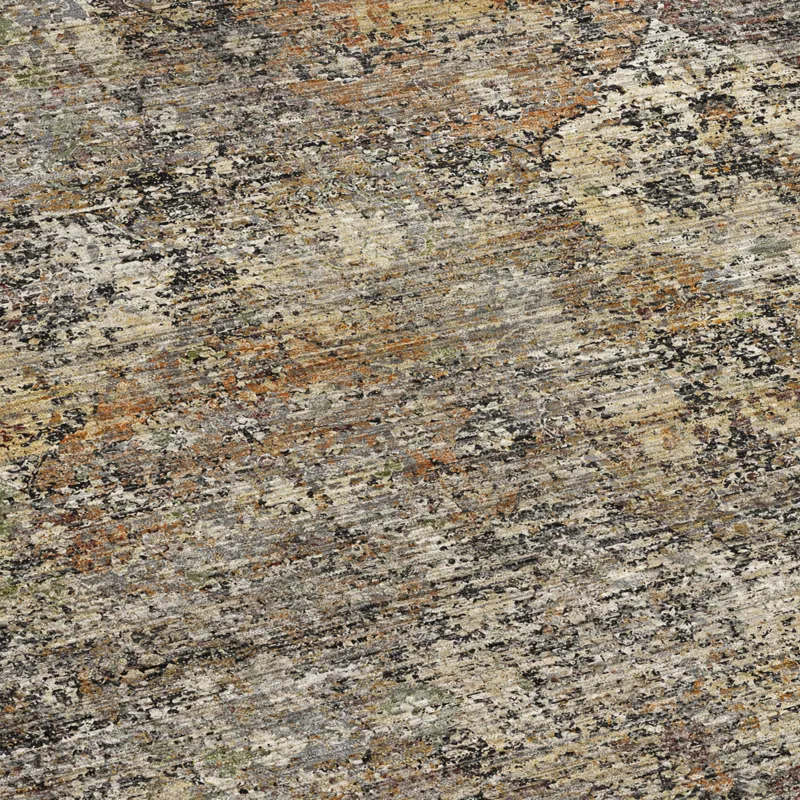 Machine Washable Aristo Taupe 9\' x 12\' Rug