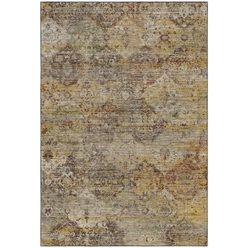 Machine Washable Aristo Wheat 9\' x 12\' Rug