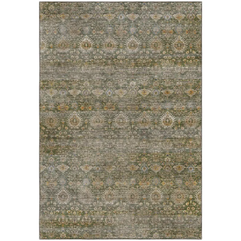 Machine Washable Aristo Basil 2\'6\" x 3\'10\" Rug