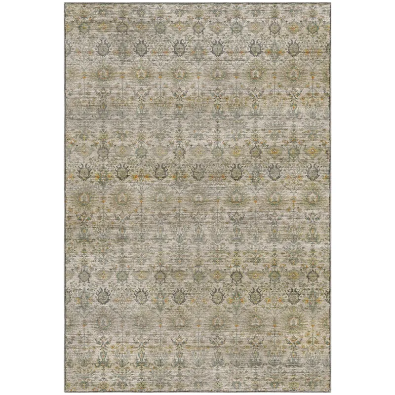 Machine Washable Aristo Ivory 10\' x 14\' Rug