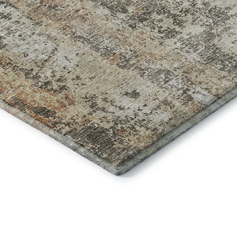 Luxury Washable Indoor/Outdoor Bresca Terracotta 8\' x 10\' Rug