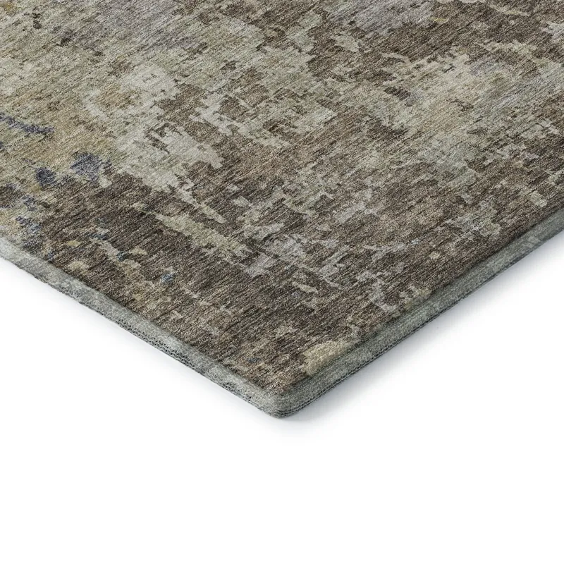 Luxury Washable Indoor/Outdoor Bresca Beige 8\' x 10\' Rug