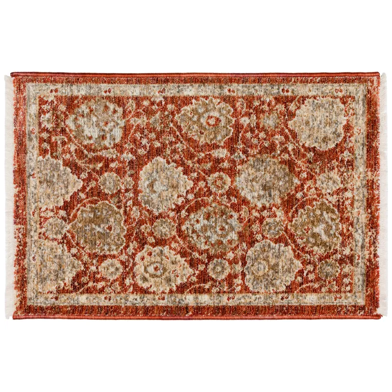 Bergama Paprika 1\'8\" x 2\'6\" Rug