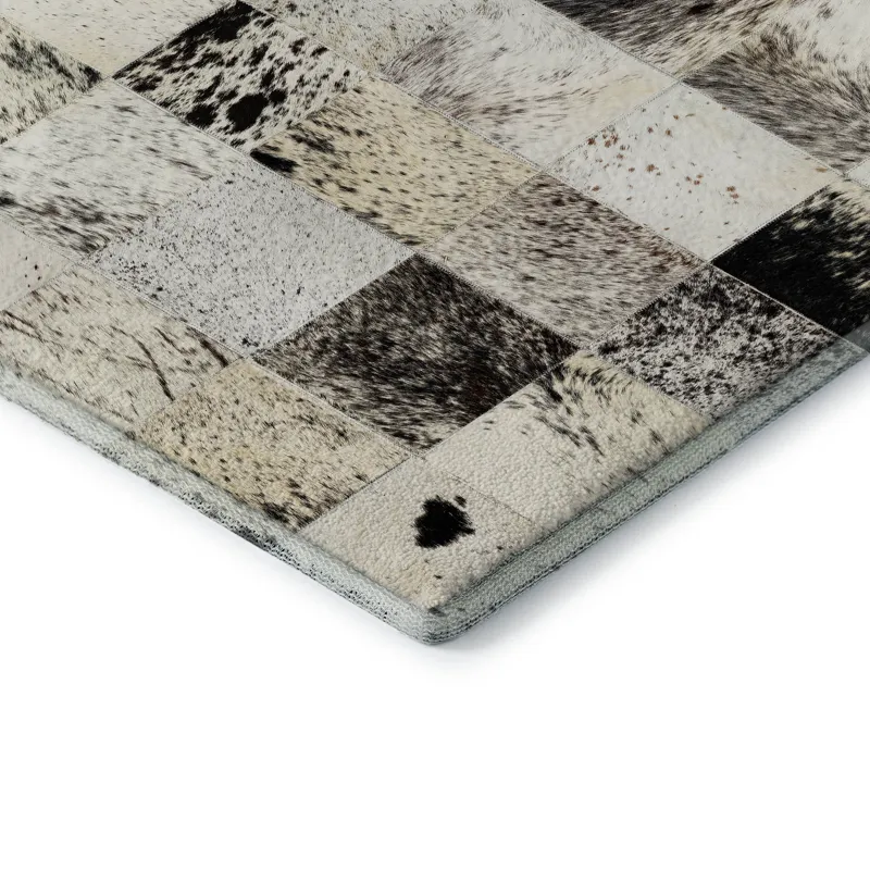 Luxury Washable Indoor/Outdoor Bozeman Cream 9\' x 12\' Rug