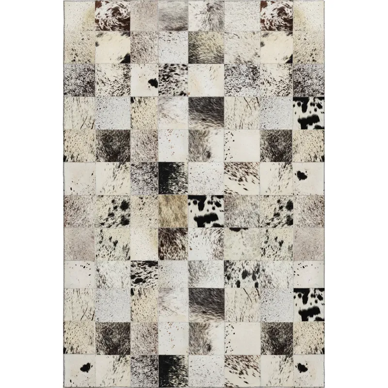 Luxury Washable Indoor/Outdoor Bozeman Cream 9\' x 12\' Rug