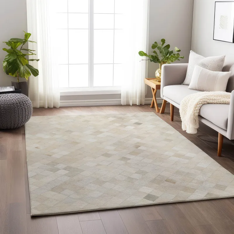 Luxury Washable Indoor/Outdoor Bozeman Linen 9\' x 12\' Rug