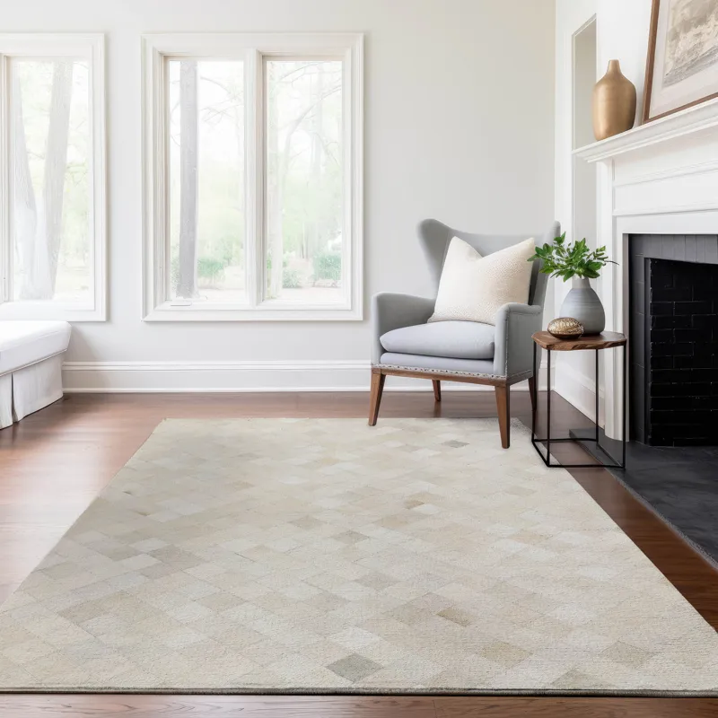 Luxury Washable Indoor/Outdoor Bozeman Linen 9\' x 12\' Rug