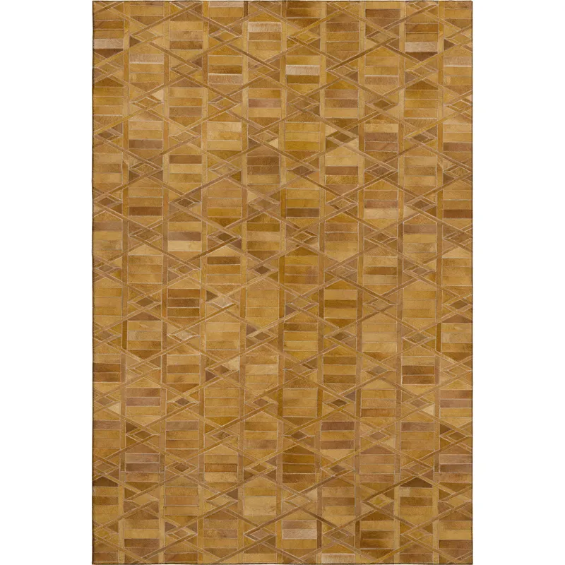 Luxury Washable Indoor/Outdoor Bozeman Rust 9\' x 12\' Rug