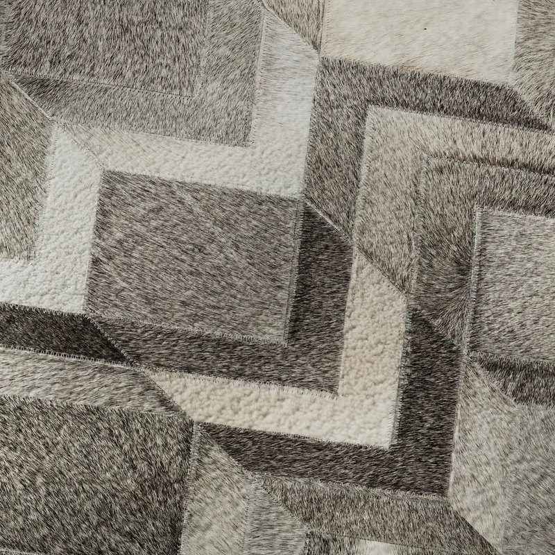 Luxury Washable Indoor/Outdoor Bozeman Gray 1\'8\" x 2\'6\" Rug