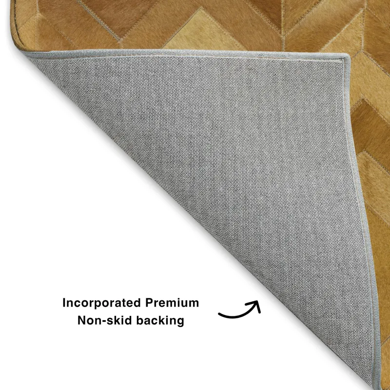 Luxury Washable Indoor/Outdoor Bozeman Rust 9\' x 12\' Rug