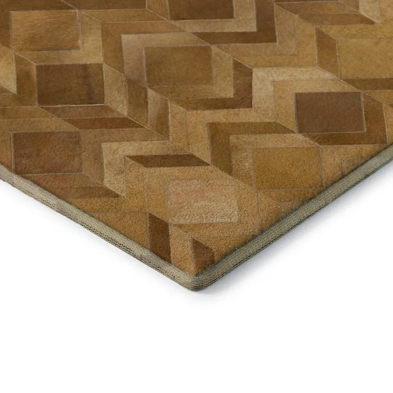 Luxury Washable Indoor/Outdoor Bozeman Rust 9\' x 12\' Rug