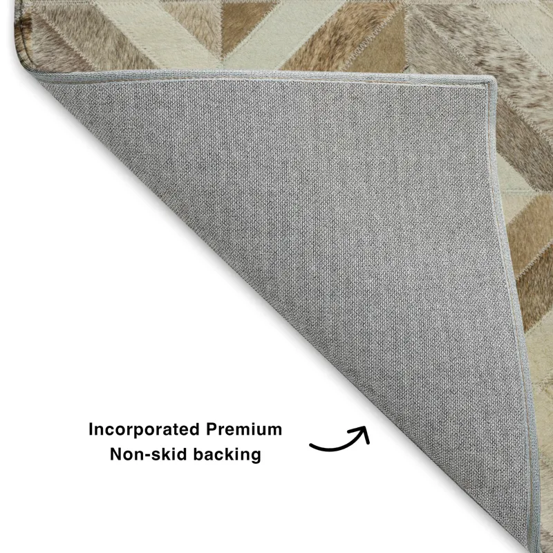 Luxury Washable Indoor/Outdoor Bozeman Gray 1\'8\" x 2\'6\" Rug