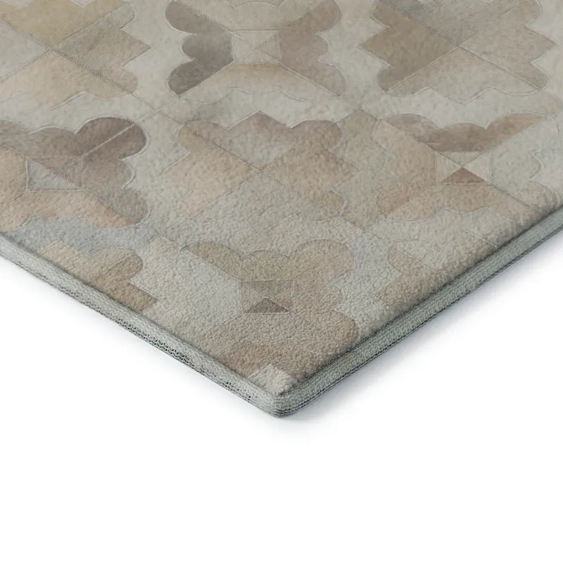 Luxury Washable Indoor/Outdoor Bozeman Linen 5\' x 7\'6\" Rug