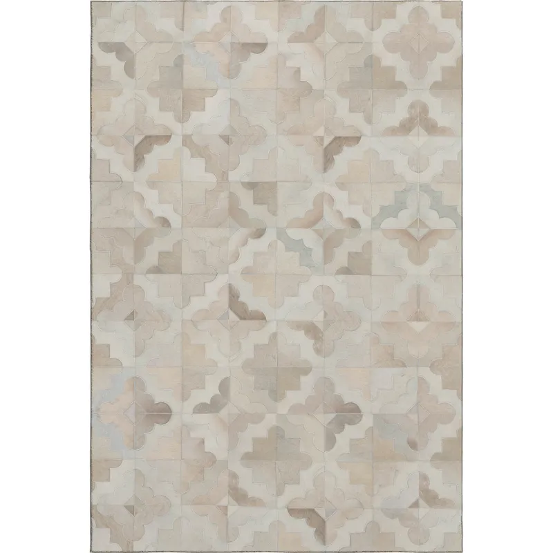 Luxury Washable Indoor/Outdoor Bozeman Linen 5\' x 7\'6\" Rug