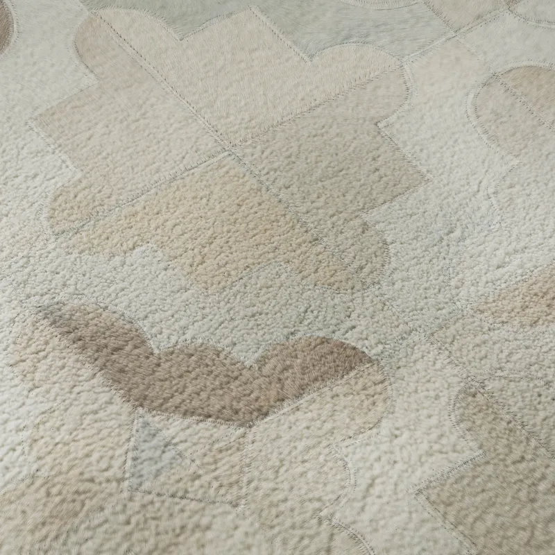 Luxury Washable Indoor/Outdoor Bozeman Linen 5\' x 7\'6\" Rug