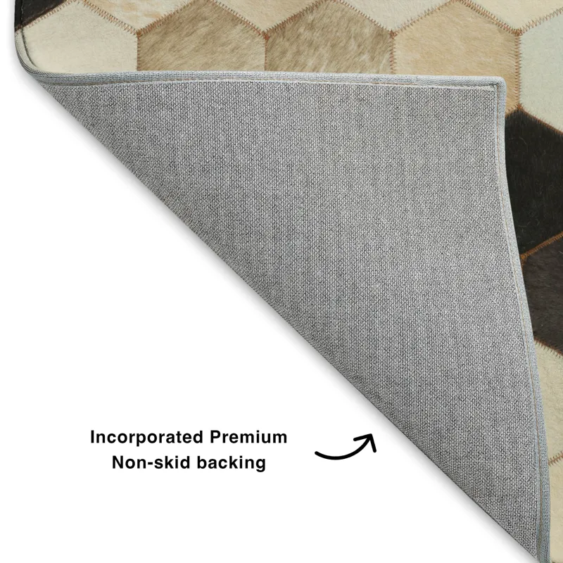 Luxury Washable Indoor/Outdoor Bozeman Dune 2\'3\" x 7\'6\" Runner Rug