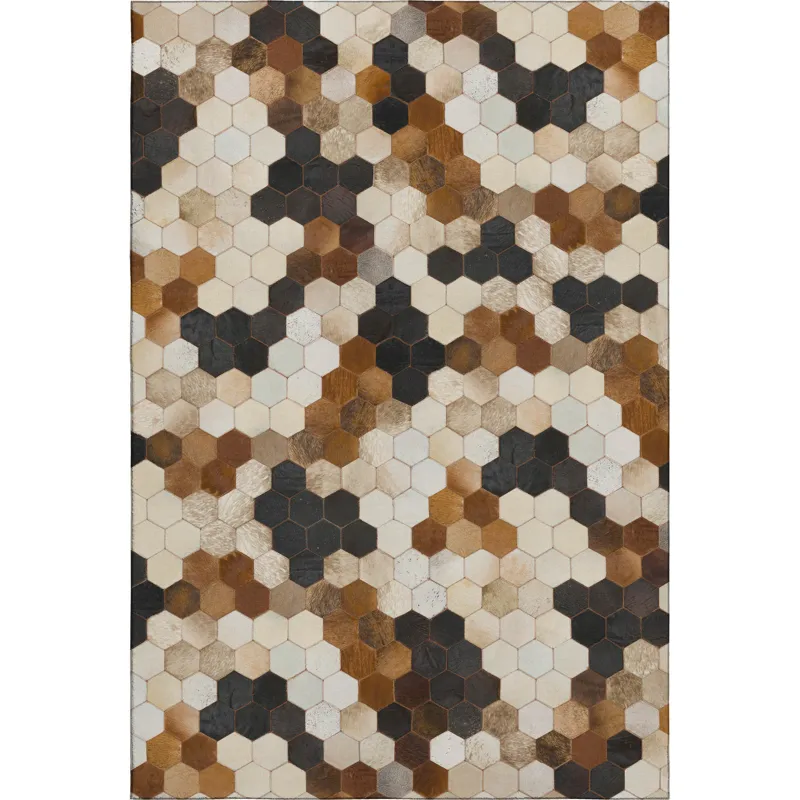 Luxury Washable Indoor/Outdoor Bozeman Dune 3\' x 5\' Rug