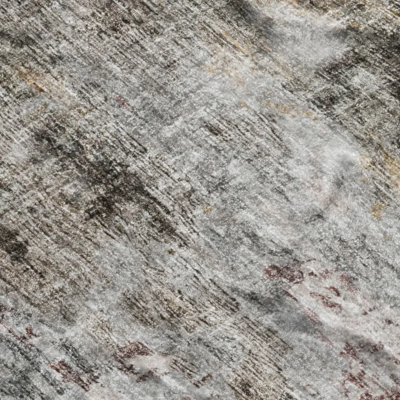 Luxury Washable Boca Gray 2\'6\" x 3\'10\" Rug