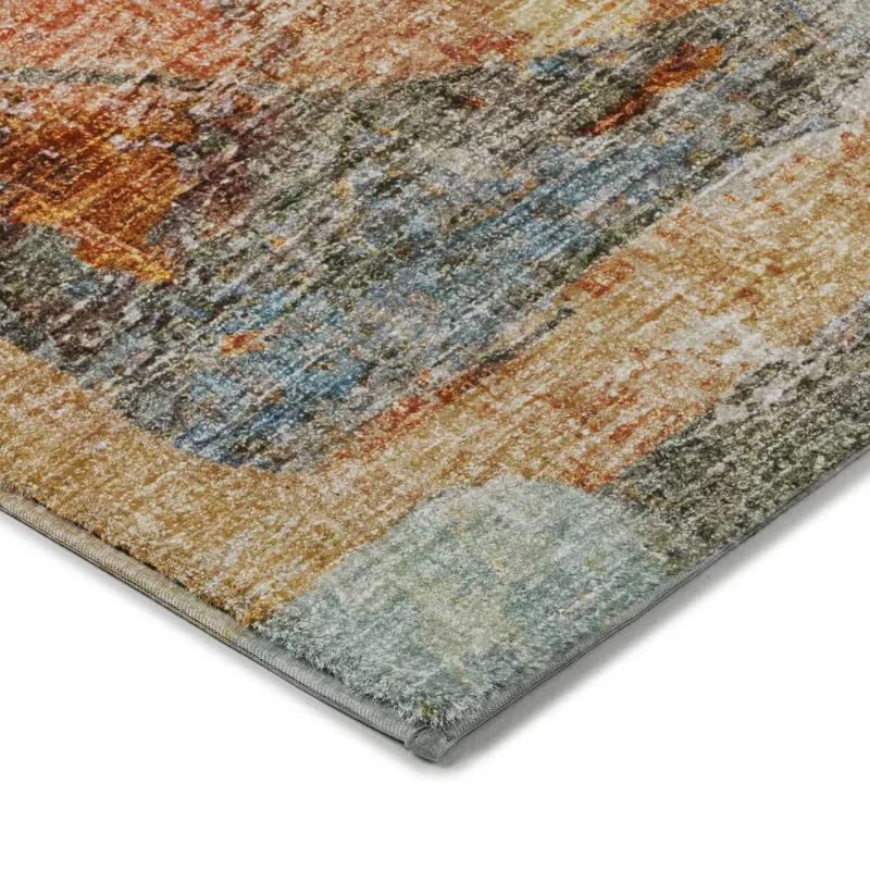 Luxury Washable Boca Teal 2\'6\" x 3\'10\" Rug