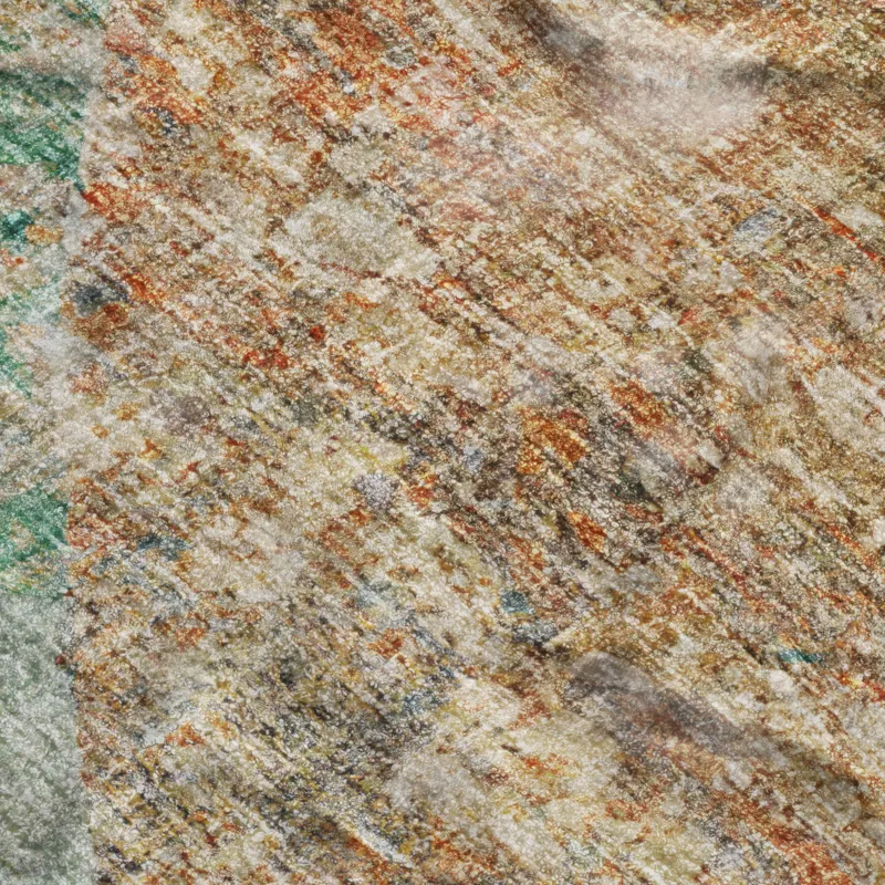 Luxury Washable Boca Teal 2\'6\" x 3\'10\" Rug