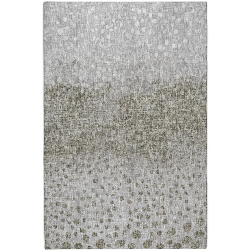 Luxury Washable Boca Taupe 5\' x 7\'6\" Rug