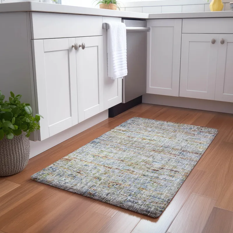 Luxury Washable Boca Putty 1\'8\" x 2\'6\" Rug