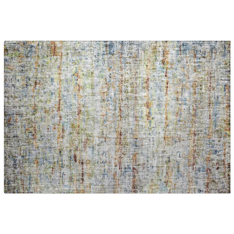 Luxury Washable Boca Putty 1\'8\" x 2\'6\" Rug