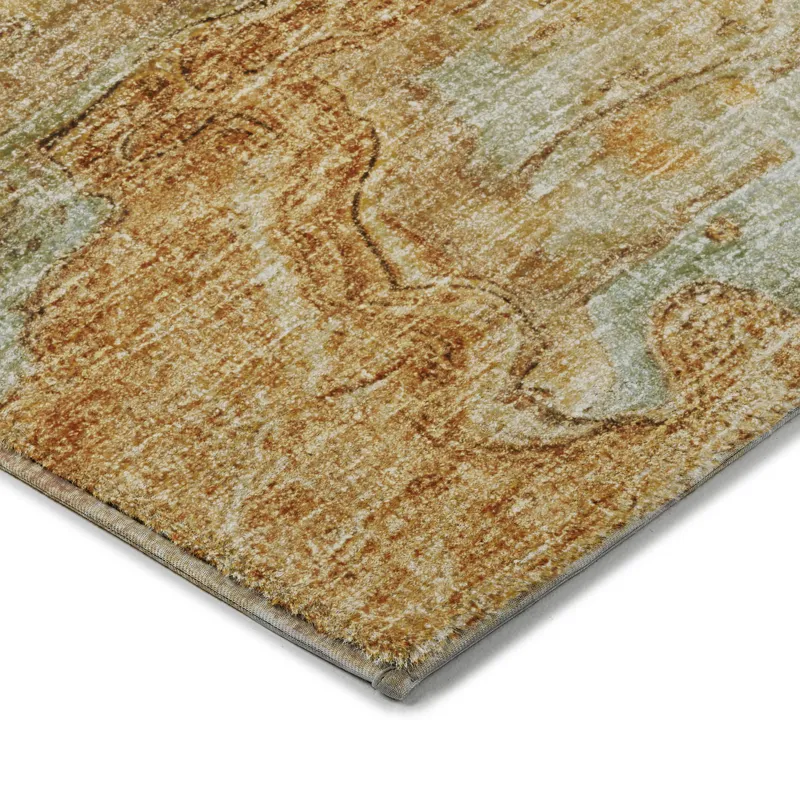 Luxury Washable Boca Copper 8\' x 8\' Round Rug