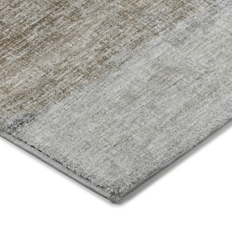 Luxury Washable Boca Brown 2\'6\" x 3\'10\" Rug