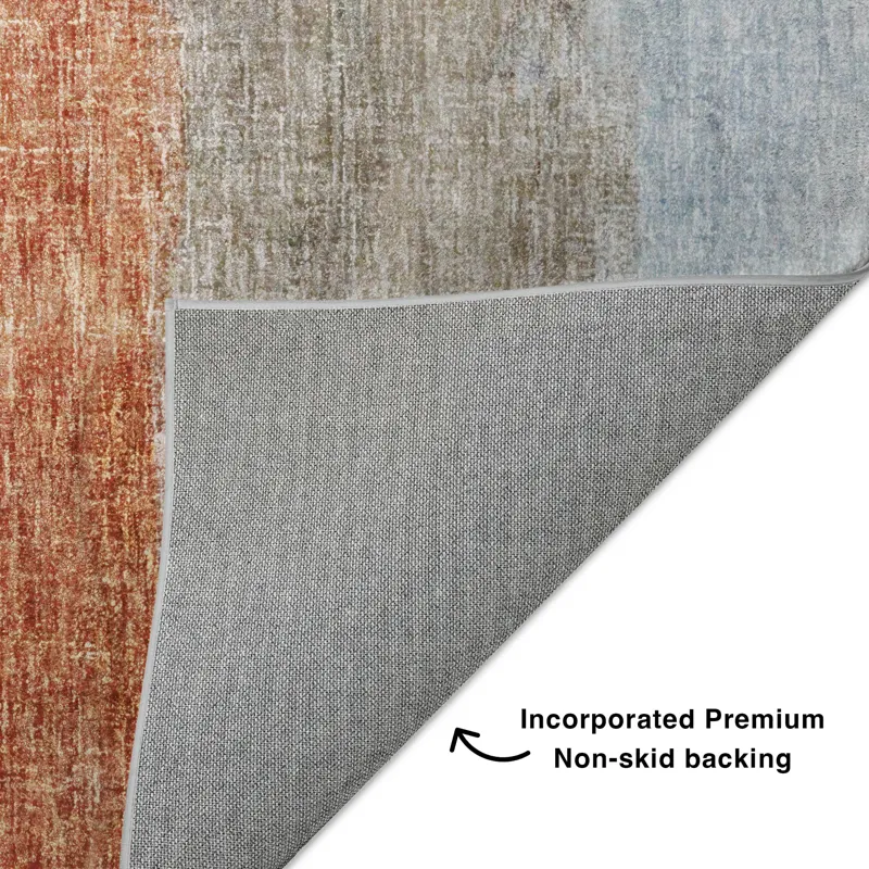 Luxury Washable Boca Salmon 5\' x 7\'6\" Rug