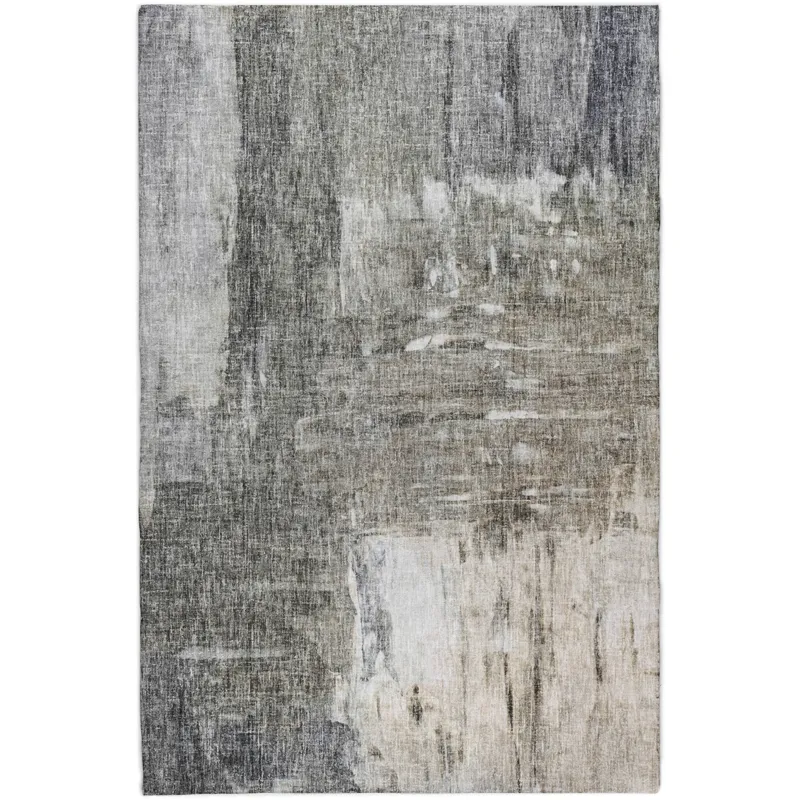 Luxury Washable Boca Gray 3\' x 5\' Rug