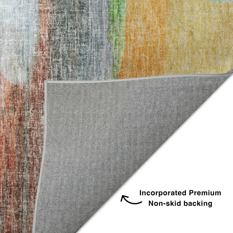 Luxury Washable Boca Salmon 2\'6\" x 3\'10\" Rug