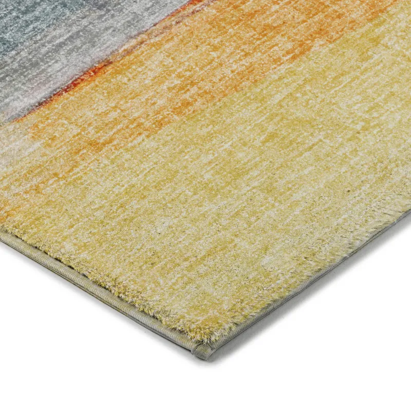 Luxury Washable Boca Salmon 2\'6\" x 3\'10\" Rug