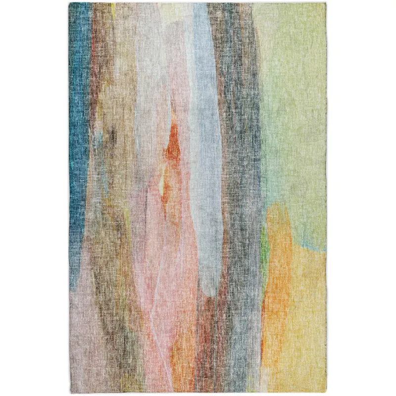Luxury Washable Boca Salmon 2\'6\" x 3\'10\" Rug