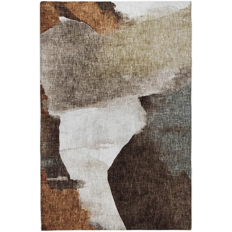 Luxury Washable Boca Taupe 8\' x 10\' Rug