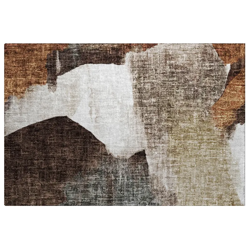 Luxury Washable Boca Taupe 10\' x 14\' Rug