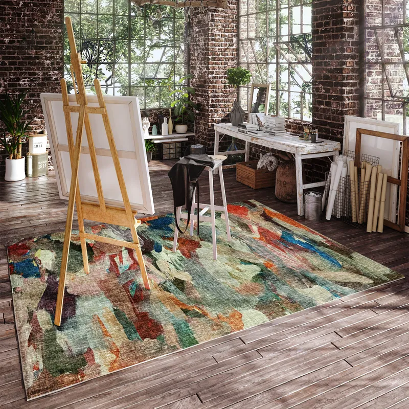 Luxury Washable Boca Paprika 9\' x 12\' Rug