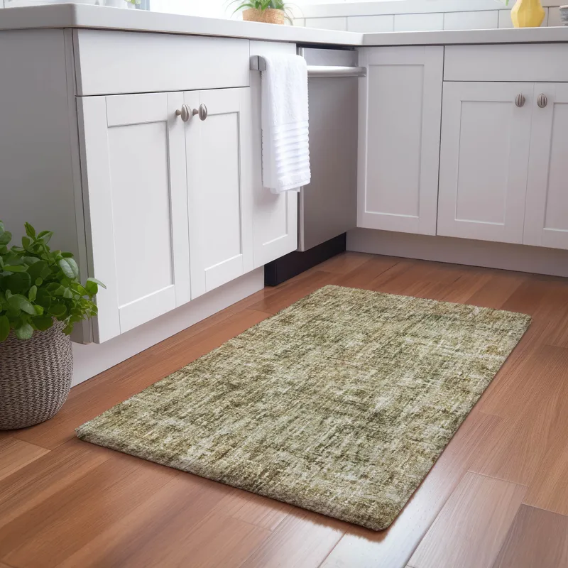 Luxury Washable Boca Taupe 10\' x 14\' Rug