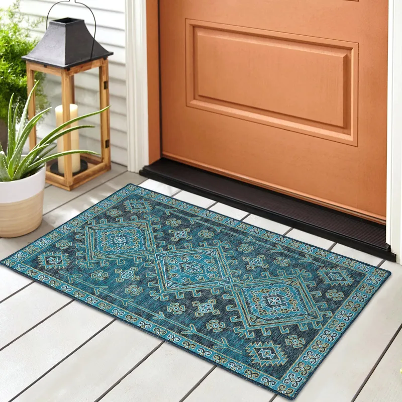 Brisbane Navy 1\'8\" x 2\'6\" Rug