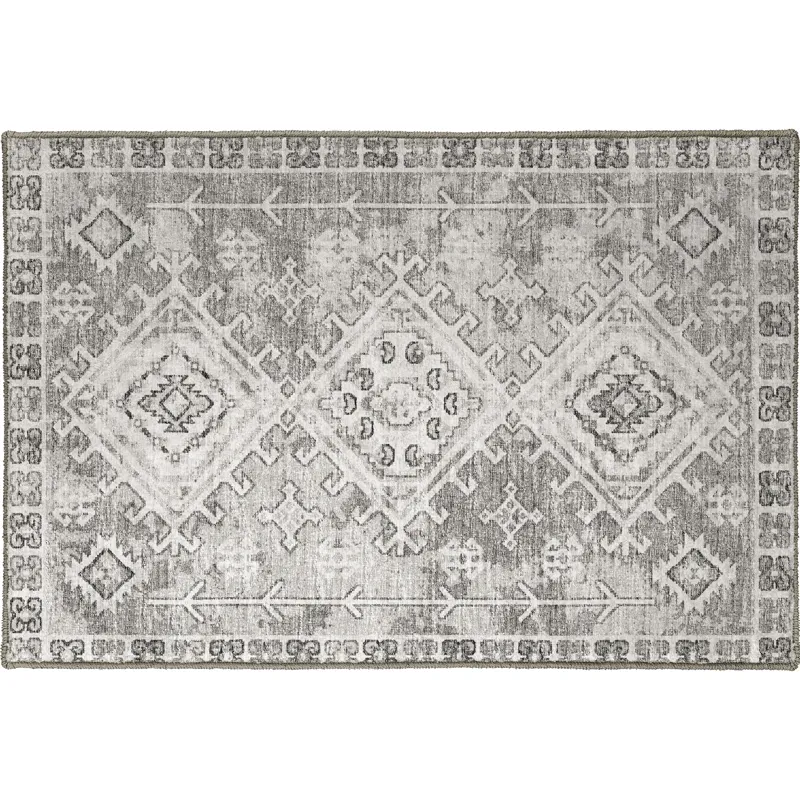 Brisbane Silver 1\'8\" x 2\'6\" Rug