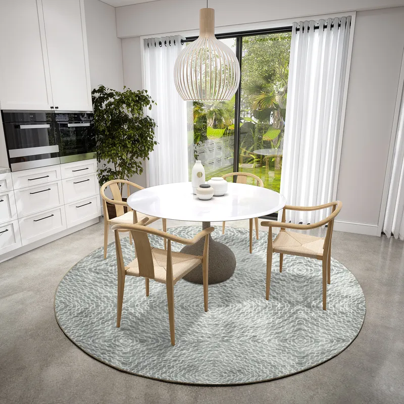 Brisbane Metal 8\' x 8\' Round Rug