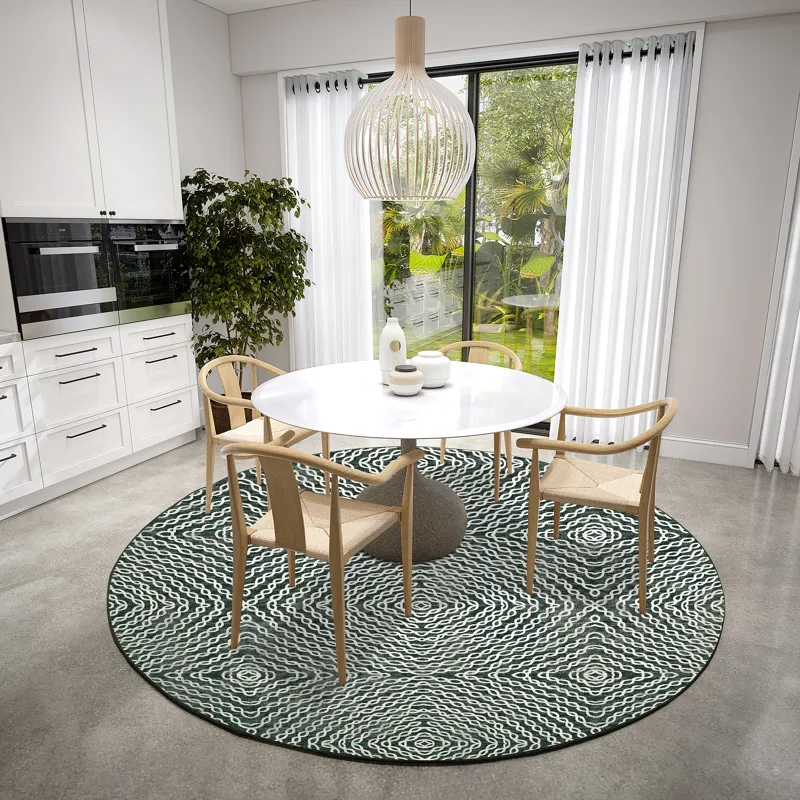 Brisbane Midnight 8\' x 8\' Round Rug