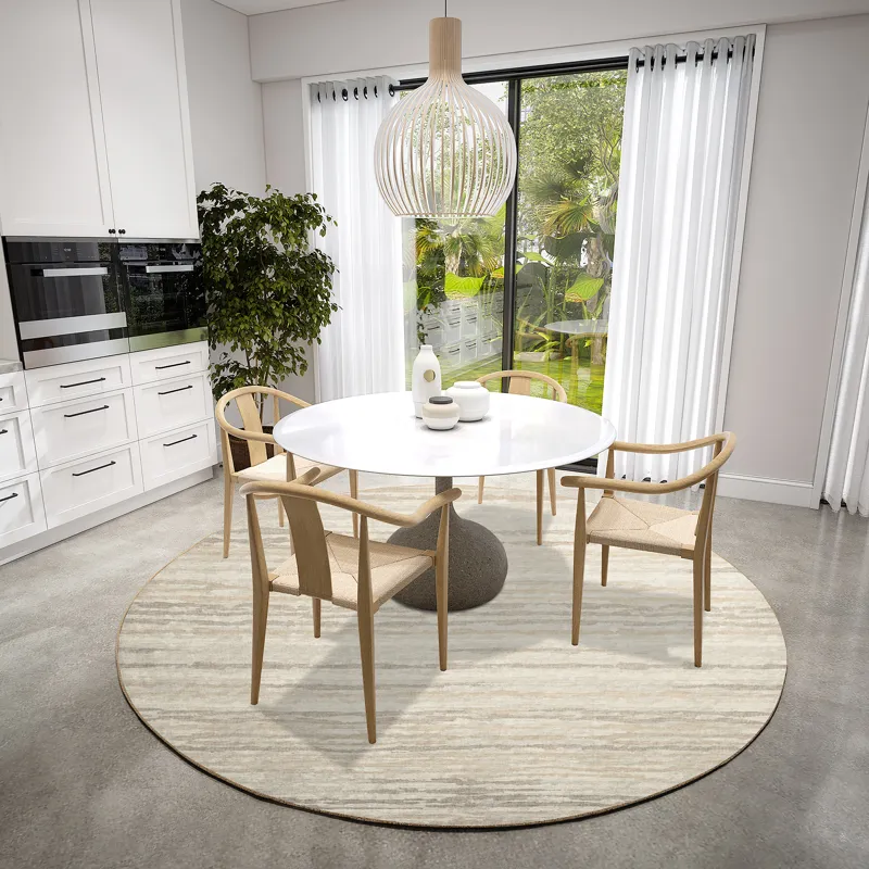 Brisbane Linen 8\' x 8\' Round Rug