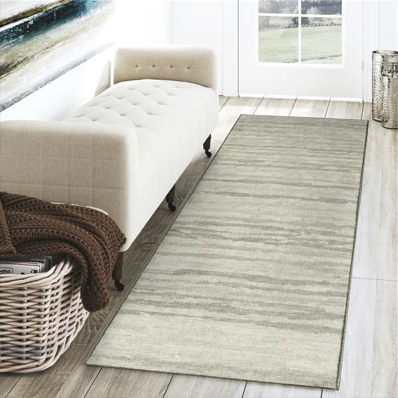 Brisbane Linen 2\'3\" x 7\'6\" Runner Rug