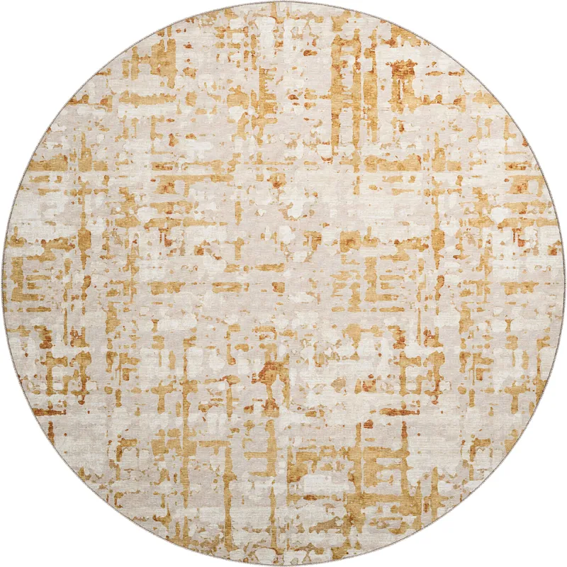 Brisbane Khaki 8\' x 8\' Round Rug