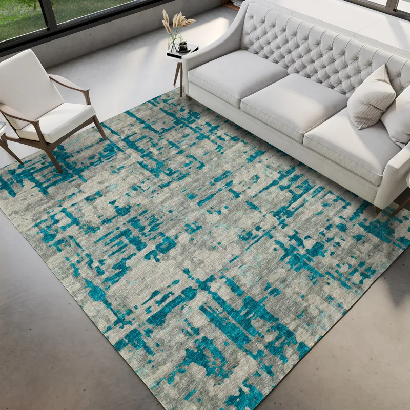Brisbane Teal 5\' x 7\'6\" Rug