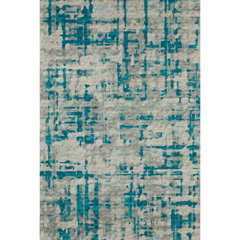 Brisbane Teal 5\' x 7\'6\" Rug