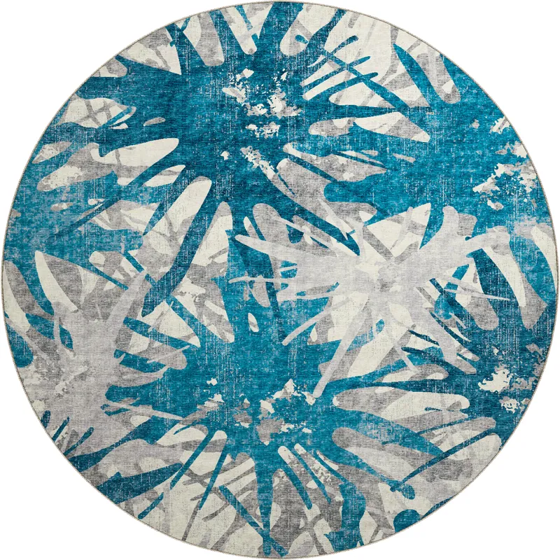 Brisbane Cobalt 8\' x 8\' Round Rug