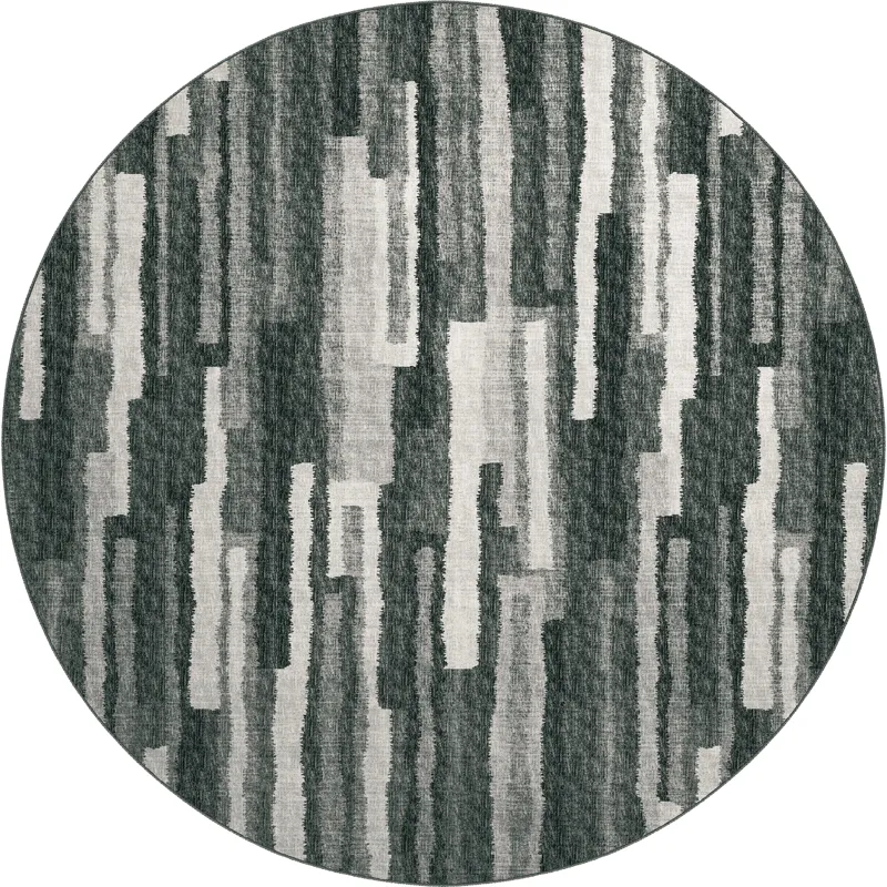 Brisbane Midnight 8\' x 8\' Round Rug